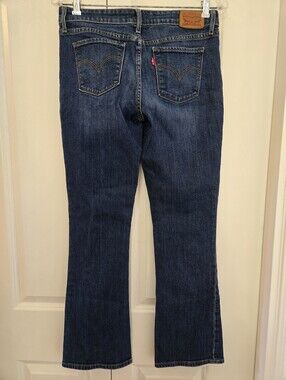 Levi's Women's 715 Dark Blue Boot-Cut Jeans